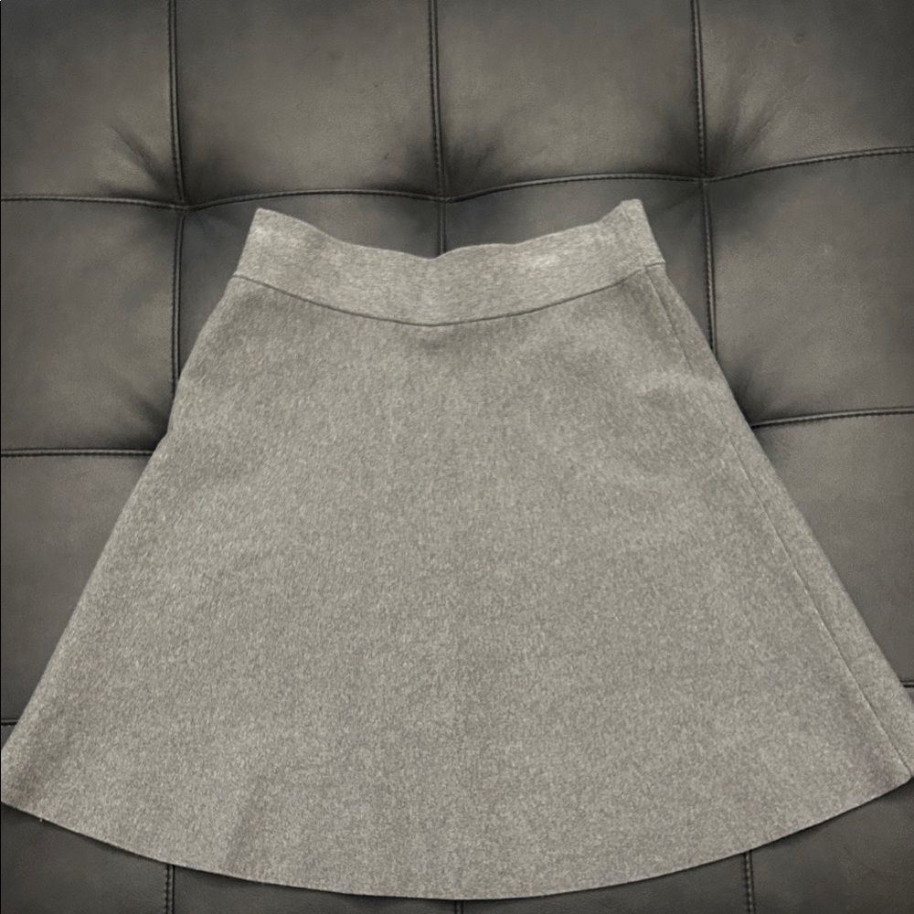 Ann Taylor Classic Gray A-Line Skirt